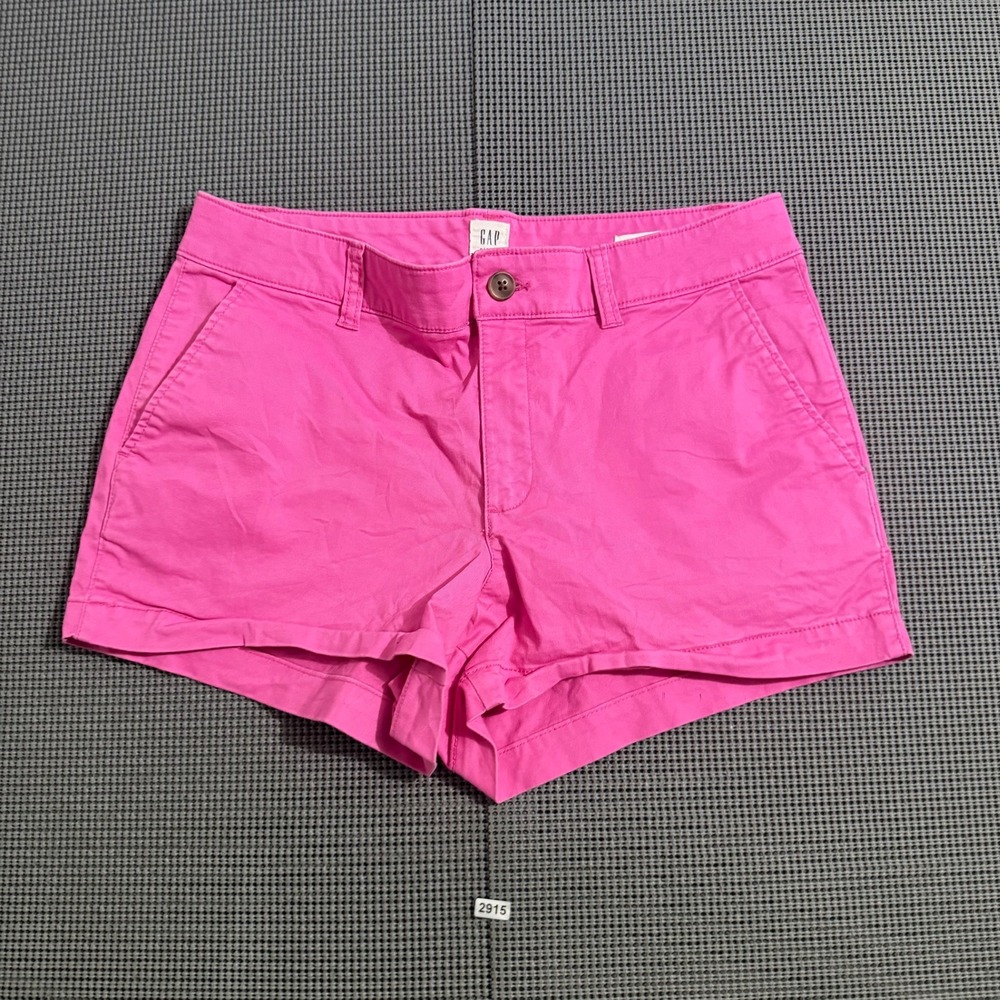 Gap Pink Chino Shorts Womens Size 6 Casual Summer Pockets
